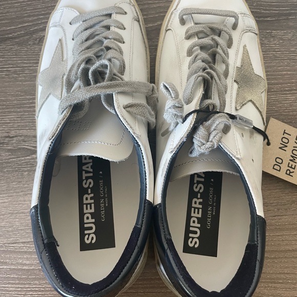 Golden Goose Super Star size 41 MEN blue and white NEW WITH TAGS - Picture 5 of 6